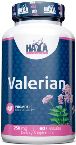 Valerian, 250 mg, 60 capsule, Haya Labs