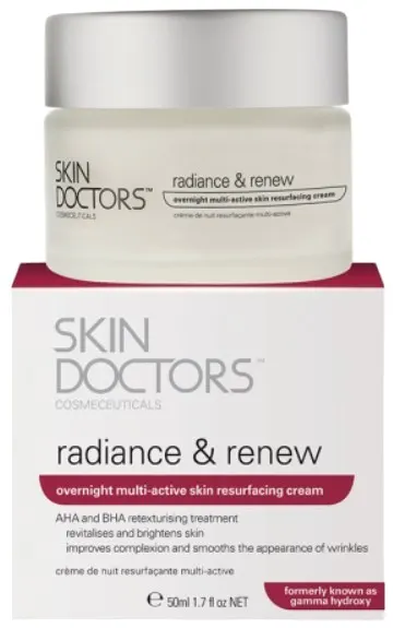 Skin Doctors Cremă de față de noapte Radiance and Renew, 50 ml