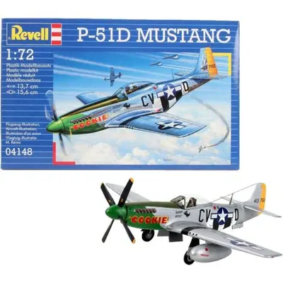 Macheta avion P-51 D Mustang Revell 4148, Scara: 1:72