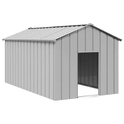 Gossi casa pentru caini cu acoperis 114x202x101 cm otel galvanizat