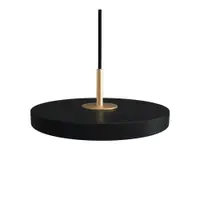 Lustră neagră LED cu abajur din metal ø 15 cm Asteria Micro – UMAGE