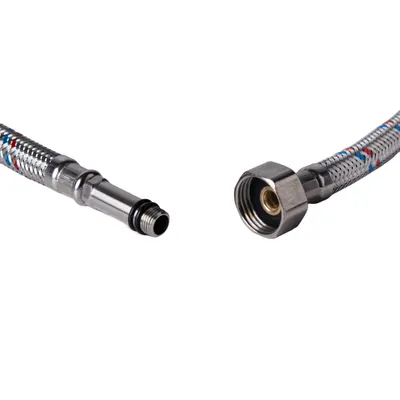 FRF-80D Racord flexibil apă 80 cm, F1/2' x M10 x 40 mm, FLOW