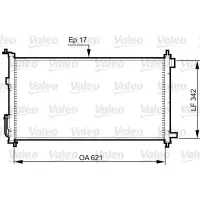 Condensator, climatizare VALEO 817836
