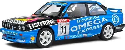 Model de colecționar SOLIDO Curse: Mașini - BMW E30 M3 Blue #1 W.Hoy BTCC 1991