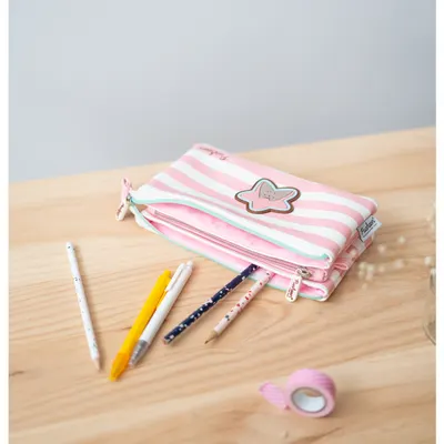 Portfard - Estuche Triple - Pusheen Rose