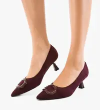 Pantofi stiletto dama Lyda Mov