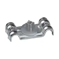 CELO Double metal conduit clip DFT cu plastic insert Ø12 mm steel zincat