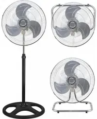 Ventilator Muhler - FM-8138D, 3 viteze, 46 cm, gri/negru