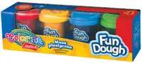 Plastilină moale Colorino Creative - Fun Dough, 4 culori