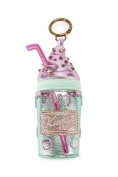 Kurt Geiger London breloc pentru femei, din piele Coffee Cup Charm