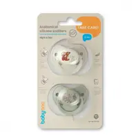 Set 2 suzete anatomice din silicon Babyono 6-18 luni