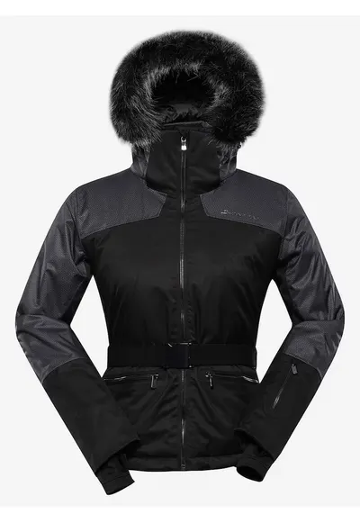 Geaca regular fit cu gluga si guler inalt