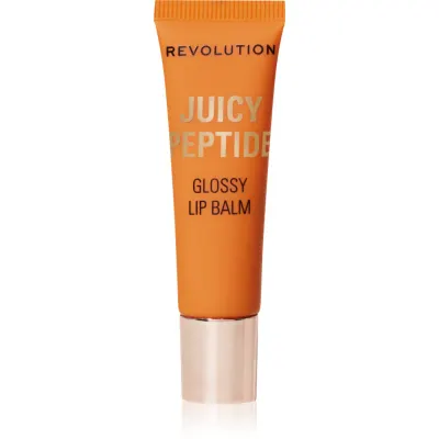 Revolution Juicy Peptide Lip Balm balsam de buze cu peptide culoare Peach Bellini Orange 8 ml