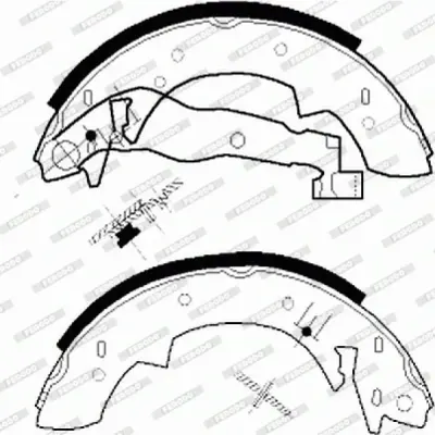 Set saboti frana FERODO FSB76R