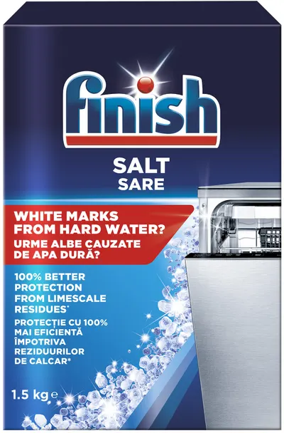 Sare pentru mașină de spălat vase Finish - Sare Speciala, 1.5 kg