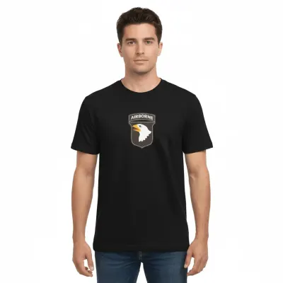 Tricou army AIRBORNE negru - S