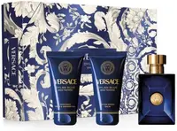 Versace Set Dylan Blue Pour Homme - Apă de toaletă, Gel de duș și Balsam după ras, 3 х 50 ml