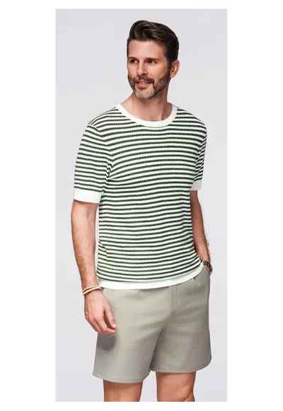 Tricou din viscoza OM-TSCT-0255 - Verde