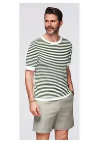 Tricou din viscoza OM-TSCT-0255 - Verde