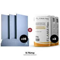 Kit profesional silicat + adeziv (16+3 buc)