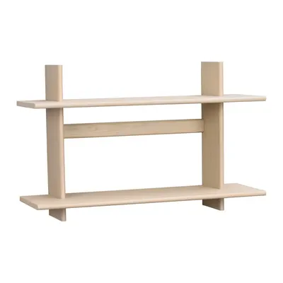 Raft în culoare naturală deschisă etajat cu aspect de lemn de stejar 75 cm Westlock – Rowico