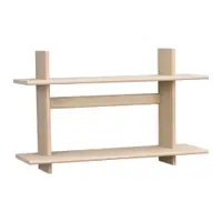 Raft în culoare naturală deschisă etajat cu aspect de lemn de stejar 75 cm Westlock – Rowico