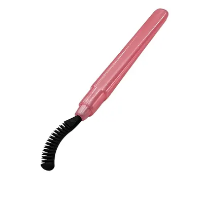 Perie curbata pentru gene roz