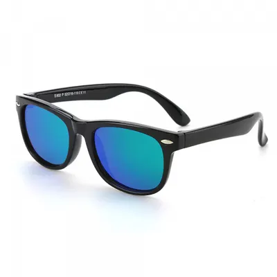Ochelari De Soare Copii Techsuit D802, Polarizati, Protectie UV, Rosii Negri Verzi