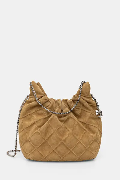 Tory Burch geantă crossbody pentru femei din piele întoarsă Fleming