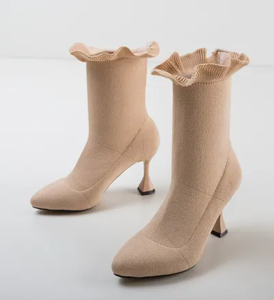 Botine Serela Nude