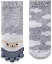 Jucarie gingival BabyJem - Boys, Grey, 6-12 luni