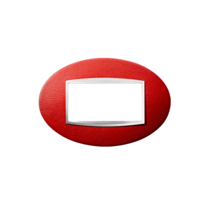 Placa ornament Chorus ART - IN LEATHER - 4 module- RUBY - CHORUS