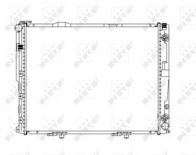 Radiator motor potrivit MERCEDES E (W124), E T-MODEL (S124) 3.0D -06.96