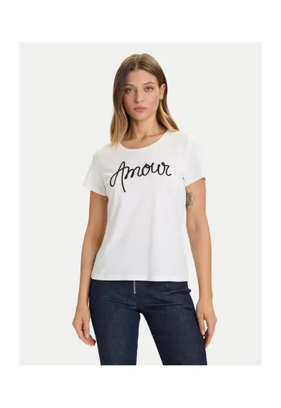 Tricou dama - Bumbac/Modal - Alb
