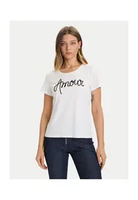 Tricou dama - Bumbac/Modal - Alb