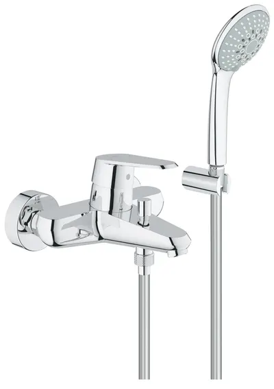 Baterie dus Grohe Eurodisc Cosmopolitan, aparenta, set de dus, crom, 33395002