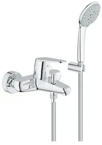 Baterie dus Grohe Eurodisc Cosmopolitan, aparenta, set de dus, crom, 33395002