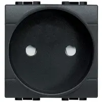 Priza 2P 16 A - 250 V~ LiVing Light - Conexiune cu surub - Antracit - 2 module