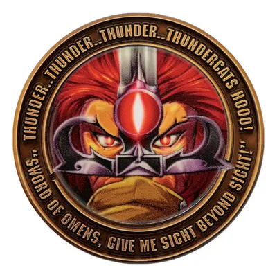 Figurina - Moneda de colectie - Thundercats 40th Anniversary Lion-O Coin