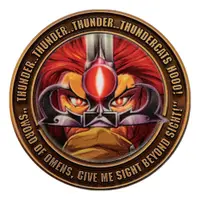 Figurina - Moneda de colectie - Thundercats 40th Anniversary Lion-O Coin