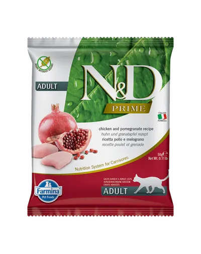 FARMINA N&D Prime Chicken & Pomegranate Adult Cat 50 g