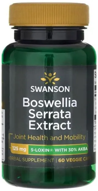 Boswellia Serrata Extract, 125 mg, 60 capsule, Swanson