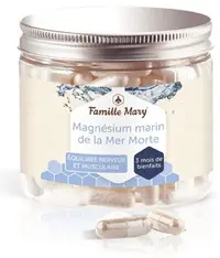 Magnesium marin din Marea Moartă, 270 mg, 200 capsule, Famille Mary