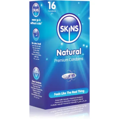 Skins Natural prezervative Vanilla 16 buc