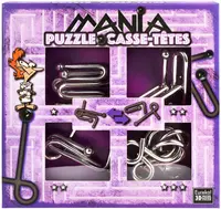 Set puzzle-uri de logica metalice Eureka - Puzzle Mania Casse-tetes, violet