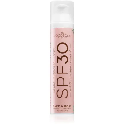 COCOSOLIS Natural Sunscreen Lotion crema pentru protectie solara SPF 30 100 ml