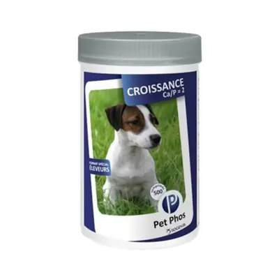 Pet Phos Croissance (Ca/P=2), 500 comprimate