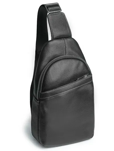 Geanta pentru barbati, X0150, piele naturala, Neagra