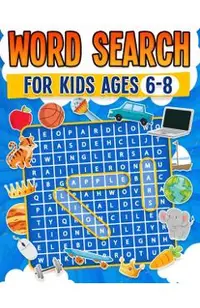 Word Search for Kids Ages 6-8 100 Fun Word Search Puzzles Kids Activity Book Large Print Paperback
