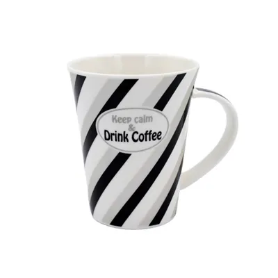 Cană din porțelan "Keep calm and drink coffee"